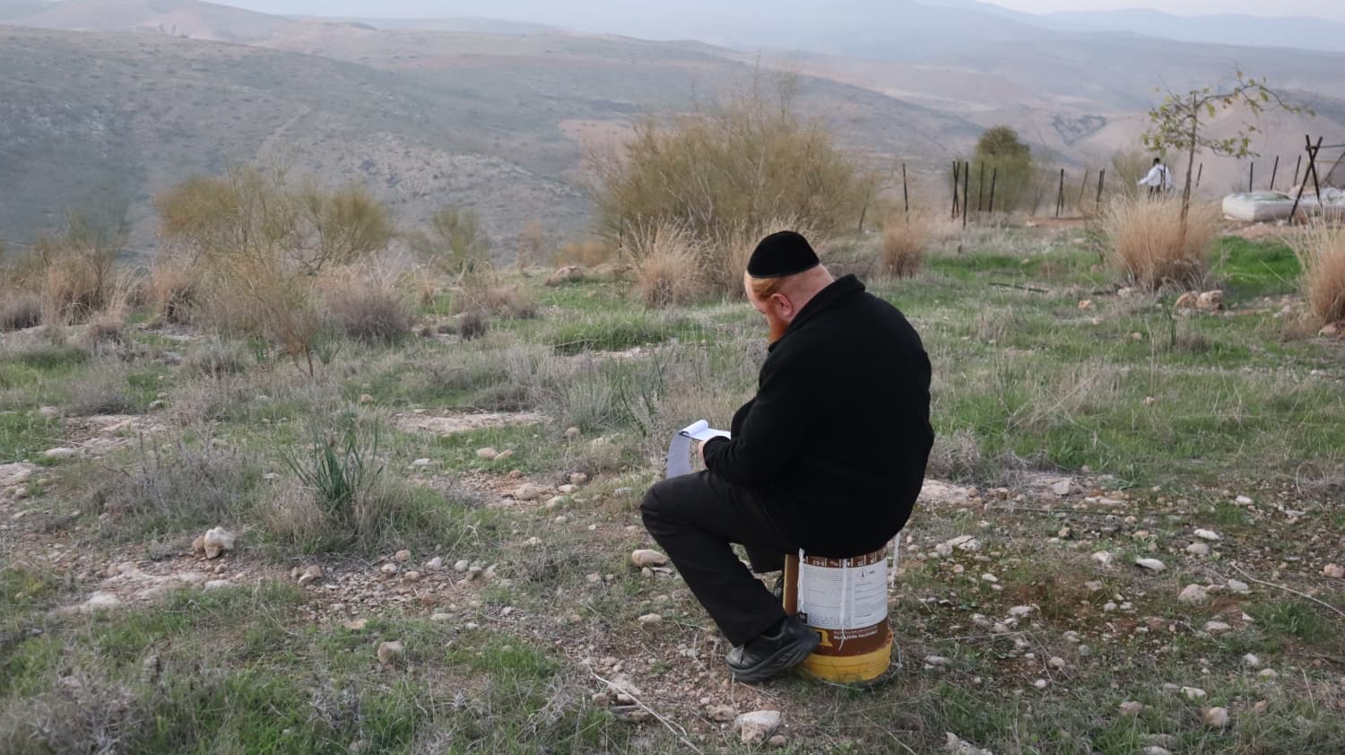 רגע התבודדות אישי בטבע